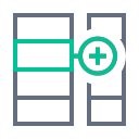 light-component-Excel-newrow Icon