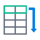 light-component-Excel-rowforeach Icon