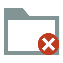 remove folders Icon