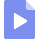 File type - standard drawing - video file Icon
