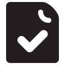 checkmark-document Icon