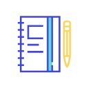 Closed notebook Icon