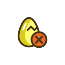 Egg Free Icon