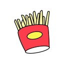 French fries Icon