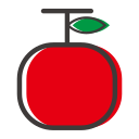 [a fruit, melon and melon] icon - apple-01 Icon