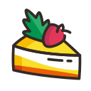 Cake strawberry Icon