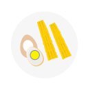 Breakfast corn egg Icon