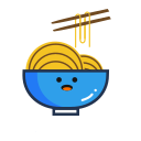 A bowl of noodles Icon