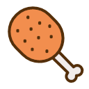Drumstick - filling Icon