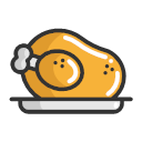 Roasted chicken Icon