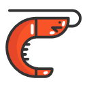 Shrimp -Prawn Icon
