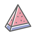 Gourmet watermelon Icon