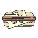 Cheese hot dog Icon