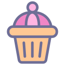 Cake, delicious food Icon