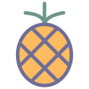 Pine apple, pineapple, fruit Icon