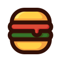 Gourmet hamburger Icon