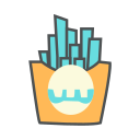 Food & Utensils French fries Icon