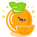 A mandarin orange Icon