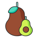 Linear avocado Icon