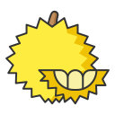Linear Durian Icon