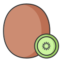 Linear Kiwifruit Icon