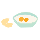 Double yellow egg Icon