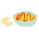Egg rice with tomato sauce Icon