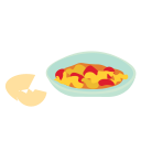 fried eggs with tomatoes Icon