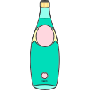 Bottle - bubble water Icon