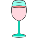 Wine glass - red wine glass Icon