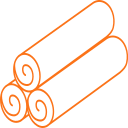 Egg roll cake roll Icon