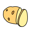 6- potato chips Icon