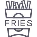 French fries fries Icon