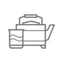 Monochrome tea Icon