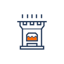 Oven color Icon