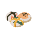 Rice and vegetable roll Icon