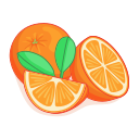 Orange in Tiantian fresh fruit store Icon
