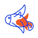 Little flying fish Icon