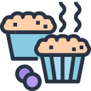 26-Blueberry Muffins Icon