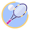 Linear tennis Icon