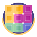 Linear third-order magic cube Icon