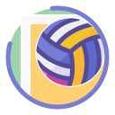 Linear volleyball Icon