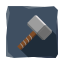 Stone hammer Icon