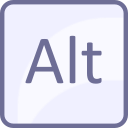 Alt, keyboard Icon