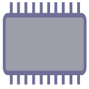 Chip, chip, integrated block Icon