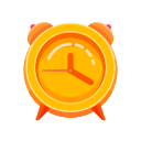 Alarm clock, time, timing, clock, time Icon