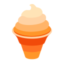 Ice cream, cone, ice cream, dessert Icon