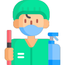 015-cleaning staff Icon