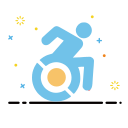 12 wheelchair Icon