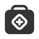 Surface property of medicine box Icon
